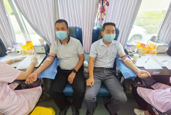 旬陽縣紅軍鎮(zhèn)開展“學黨史、辦實事”愛心獻血 活動